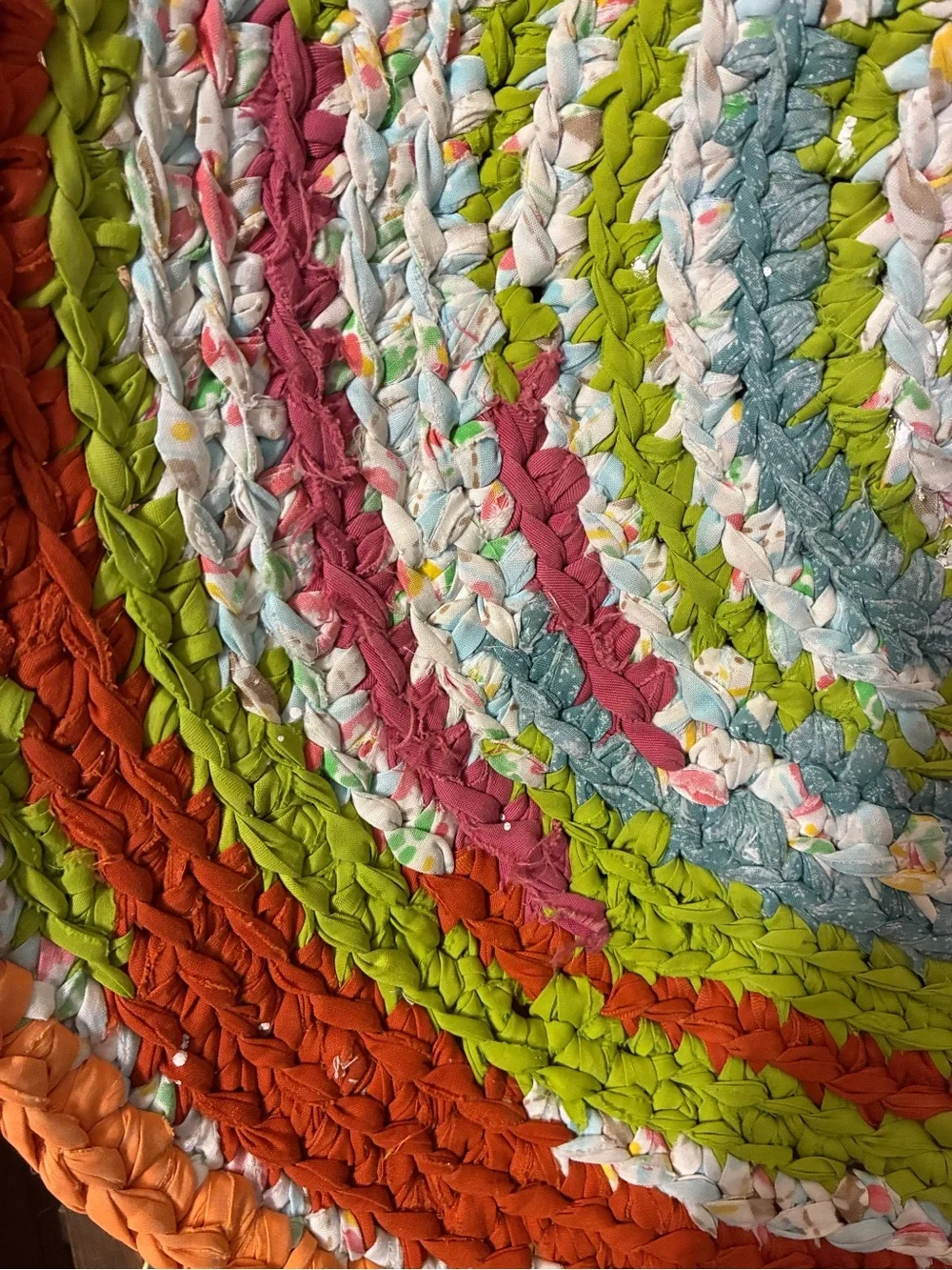 Old Fashioned Rag Rug
